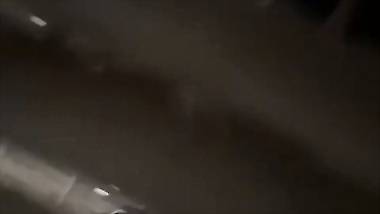 Lovers in restaurant having romance and GF sucking dick