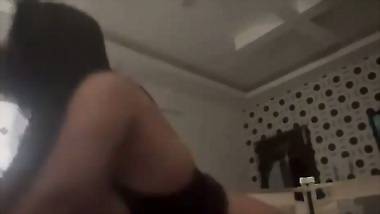 Big boob sexy girl rides like a whore on lover’s dick