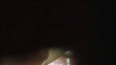 Mom bathing caught through hole by horny son
