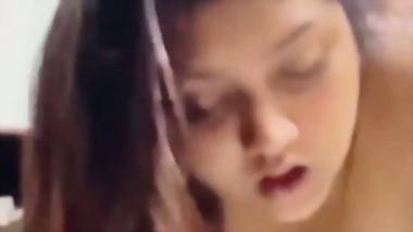 Chubby girlfriend pussy fucking from back by boyfriend