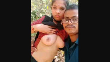 Samar Brill Ka Porn Video - Desi Village Couple Outdoor Boobs Sucking xxx indian film