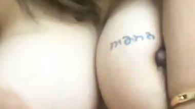 Tattooed bhabhi pussy rubbing and fingering MMS